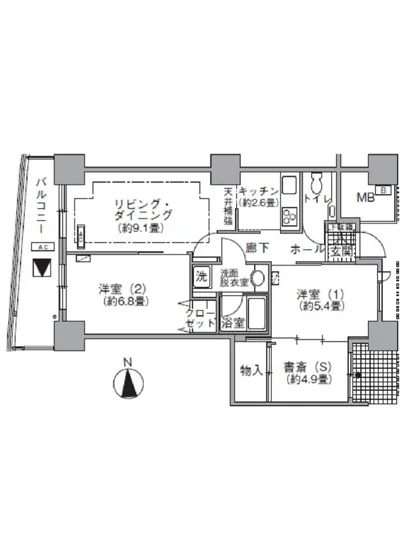 アクティ汐留 3413