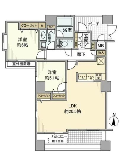 D’クラディア押上ヴェリエスト 5F