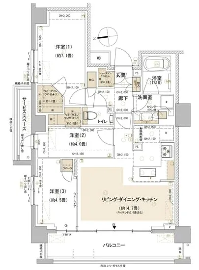 パークホームズ東中野 201