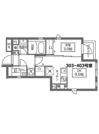ヴェルデフォレスタ代々木公園 303