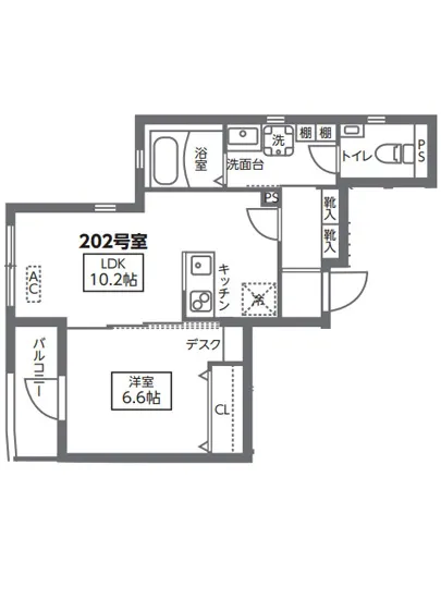 ヴェルデフォレスタ代々木公園 202