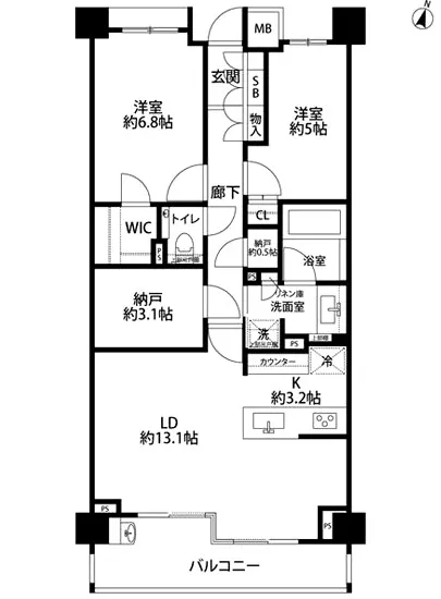 ブランズ八雲 304