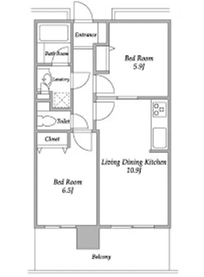 プラザタワー勝どき 2206
