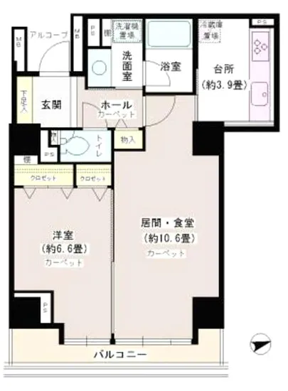 スカイシティ豊洲ベイサイドタワー 1206