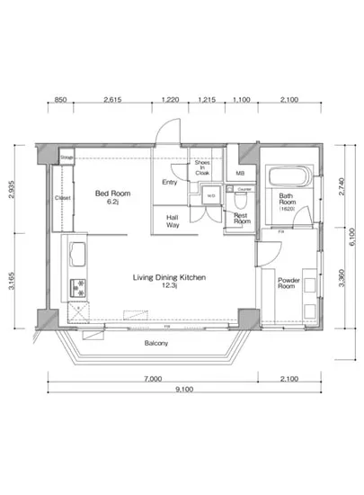 ラ・アトレ御苑内藤町グランガーデン 704