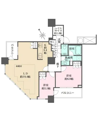 ザ・パークハウス西新宿タワー60 1909