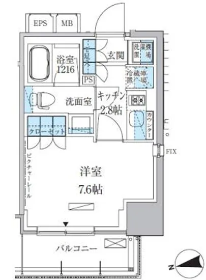 パークアクシス上野松が谷 204