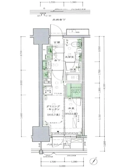 リビオレゾン上野根岸 207