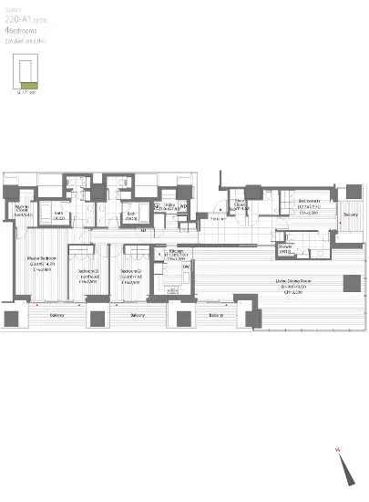 虎ノ門ヒルズレジデンシャルタワー 1606