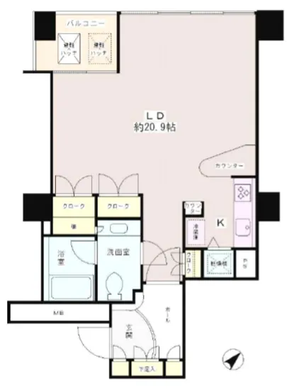 小石川パークタワー 302