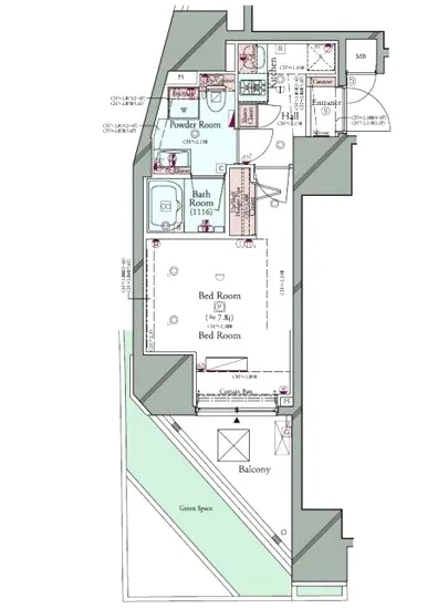コンシェリア後楽園ヒルトップスクエア 101