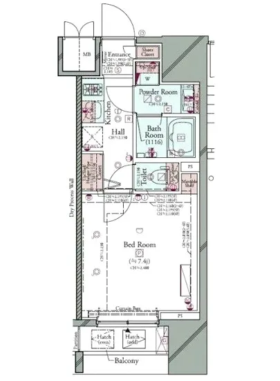 コンシェリア後楽園ヒルトップスクエア 201