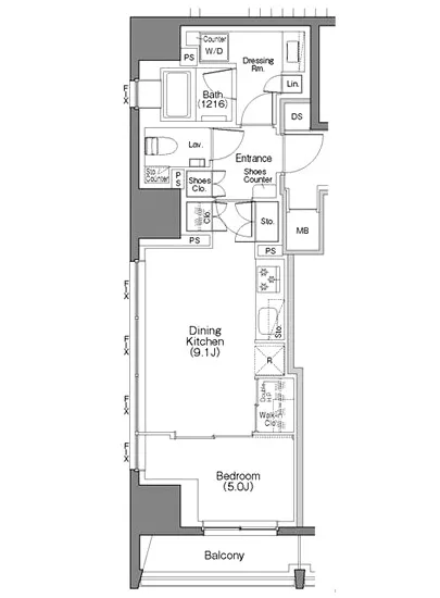 ザ・パークハビオSOHO大手町 1104