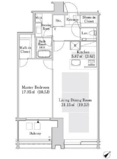 ラ・トゥール新宿ガーデン 3408