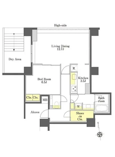プライムメゾン三田綱町 1F