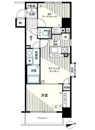 インフィニティ三田 1F