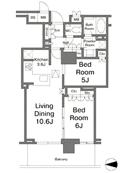 ベイサイドタワー晴海 8F