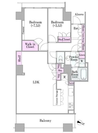 パークスクエア文京音羽 1310