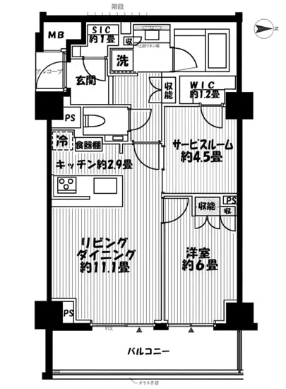 ザ・パークハウス湯島龍岡町 2F