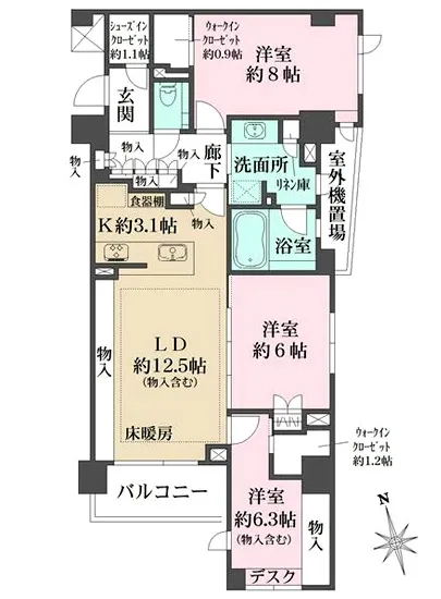 ザ・パークハウス市谷加賀町 504