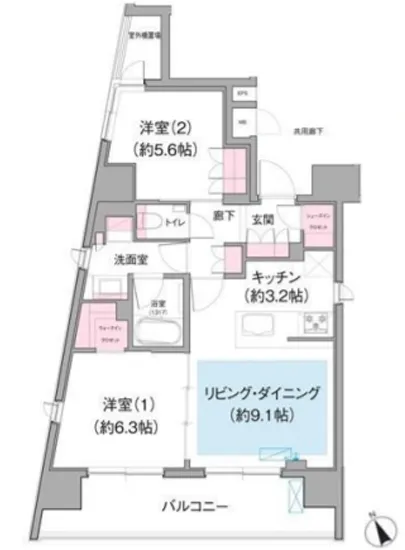 ベルジューレ日本橋 401