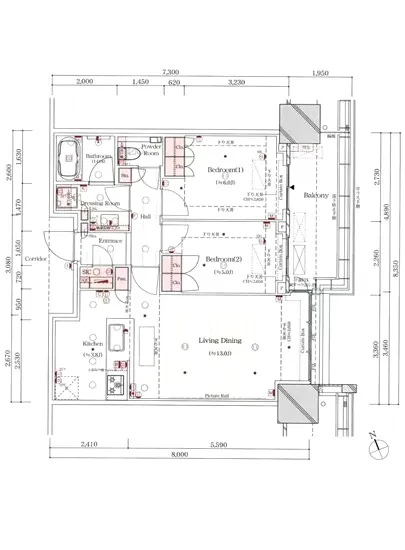 ブランズタワー芝浦 2406