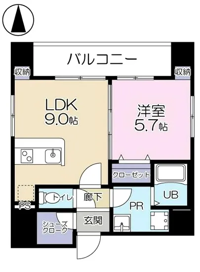 ププレ上野松が谷 1001