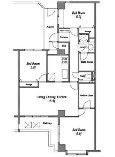 パークサイド碑文谷 405
