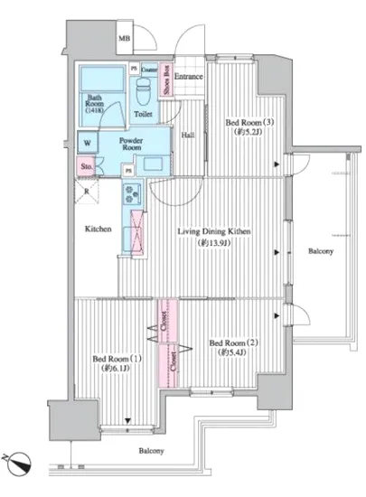 クロスレジデンス東十条 1010