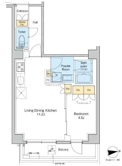 プラウドフラット浅草トレサージュ 207