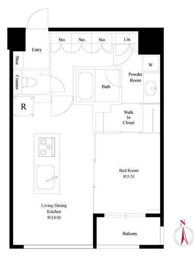 ライオンズクオーレ東京八丁堀 1003