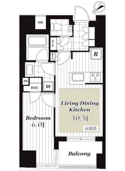 オープンレジデンシア銀座築地 8F