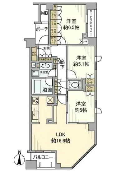 シティハウス中野新橋 4F
