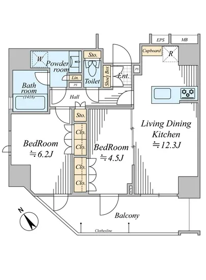 オープンレジデンシア御茶ノ水 4F