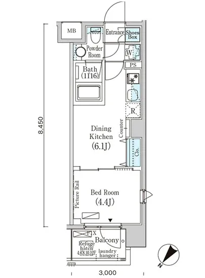 フルハウス赤羽 1302