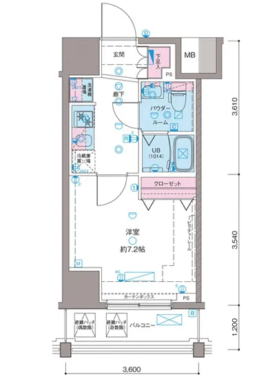 ガリシア新宿ノース2 802