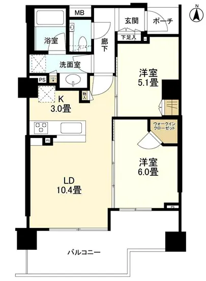 シティハウス池袋立教南 2F