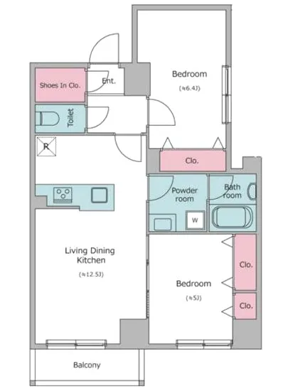 ドゥーエ西小山 604