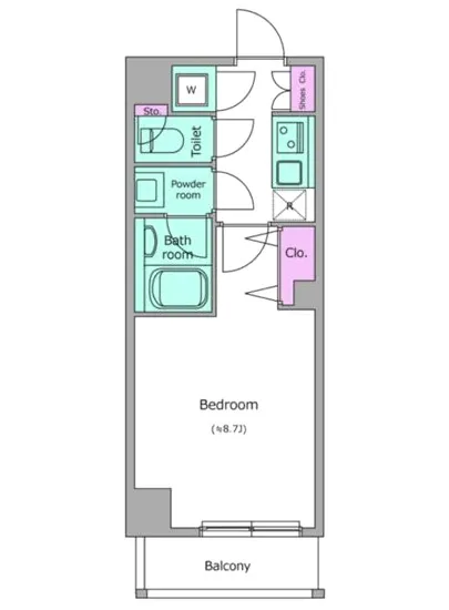 ドゥーエ西小山 404