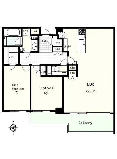 ディアナコート代沢翠景 3F