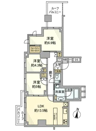 ブランズ文京小石川パークフロント 7F