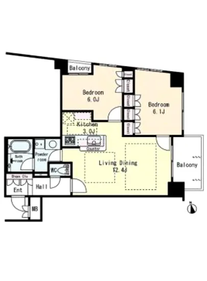 アパガーデンズ新宿戸山公園 4F