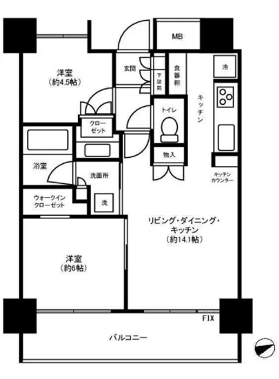 パークタワー東雲 9F