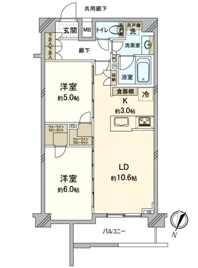 オープンレジデンシア白金長者丸 B2F