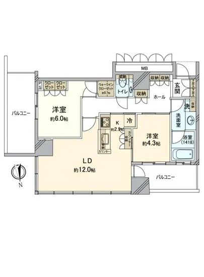 パークタワー目黒 16F
