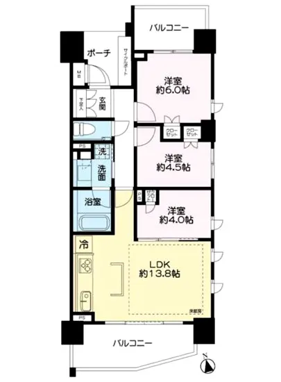 レリア目白通り 6F