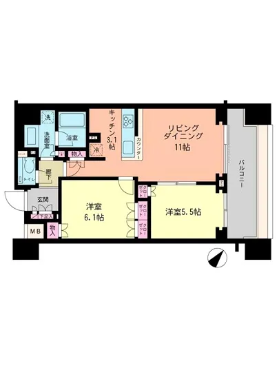 クオリア日本橋浜町 9F