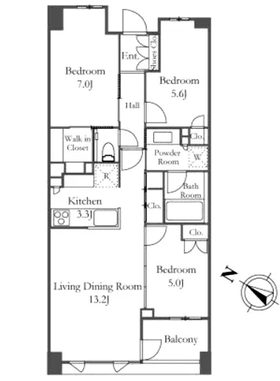 ブリリア東中野パークサイドヒルズ 6F