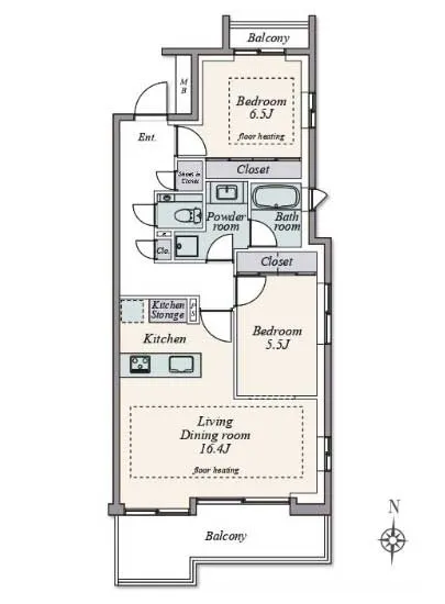 ロイヤルシーズン南麻布 5F