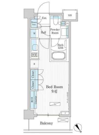 パークアクシス門前仲町テラス 224